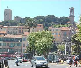 Cannes: le Chateau et la vieille ville