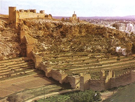 L'Alcazaba et les remparts