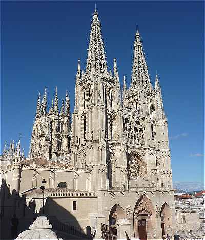 Façade de la Cathédrale de Burgos