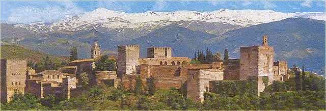 Alhambra de Grenade en Espagne