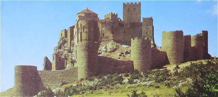 Château de Loarre dans la Province d'Huesca