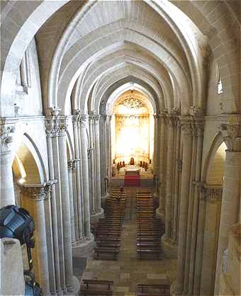 Nef principale de la Cathédrale Vieja de Salamanque