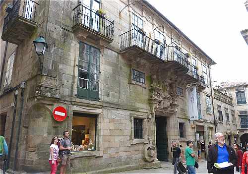 Maison du Doyen de la Rua do Vilar à Saint Jacques de Compostelle