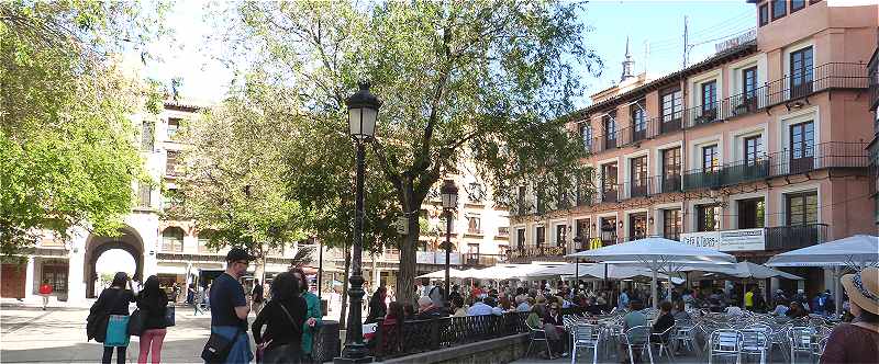 La Plaza Zocodover à Tolède