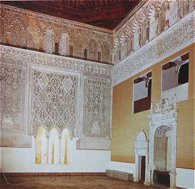 Intérieur de la Synagogue del Transito à Tolède