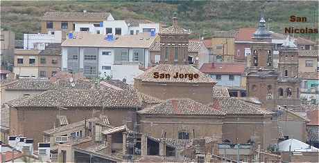Eglises San Jorge et San Nicolas à Tudela