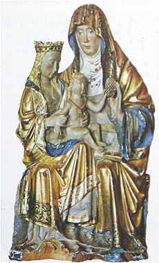 Sculpture polychrome de Sainte Anne - Musée archéologique de Valladolid