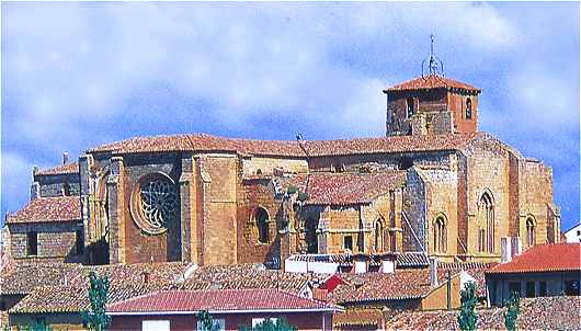Eglise Santa Maria la Blanca à Villacazar de Sirga