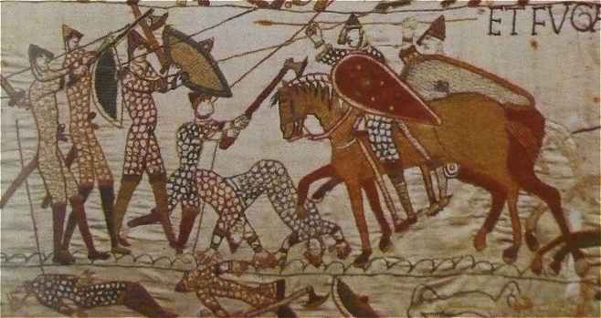 Tapisserie de Bayeux: la victoire de Guillaume le Conquérant à Hastings