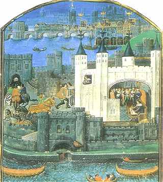 Charles d'Orléans prisonnier dans la Tour de Londres