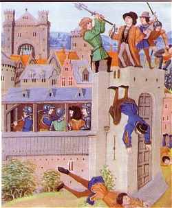 La mort d'Etienne Marcel en juillet 1358