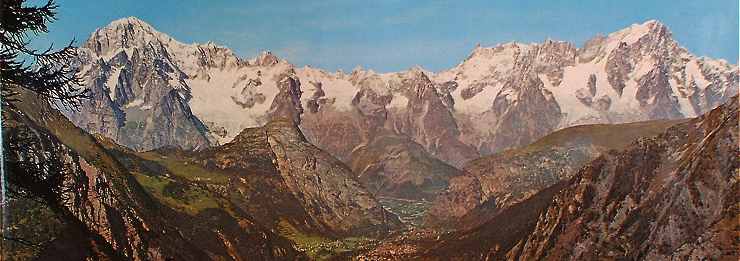 Le Massif du Mont Blanc et Courmayeur