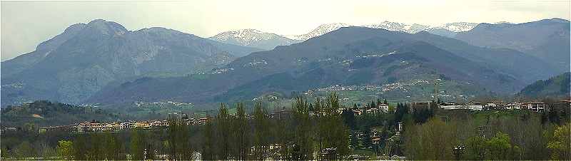 Panorama sur la Garfagnana