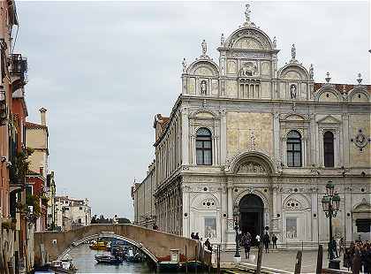 Le rio dei Mendicanti et la scuola di San Marco à Venise