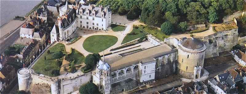 Vue d'ensemble du château d'Amboise