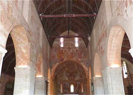 Fresques de l'église Saint Julien de Poncé