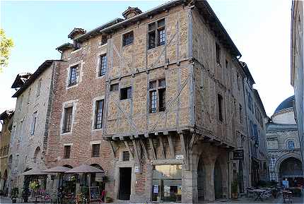 Maison ancienne rue Daurade à Cahors