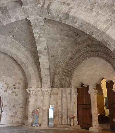 Voute du narthex de la Tour-Porche de l'Abbaye Saint Pierre de Moissac