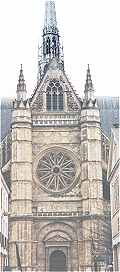 Rosace du Transept de la Cathédrale d'Orléans