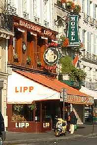 La Brasserie Lipp à Saint Germain des Prés