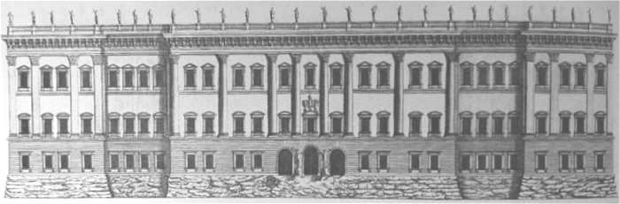 Le projet de façade du Bernin