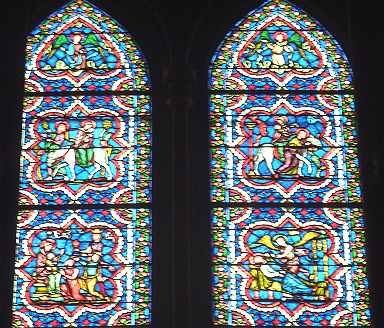 Vitrail de la cathédrale Sainte-Marie de Bayonne