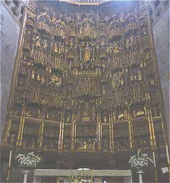 Rétable de l'église de Notre-Dame de l'Assomption à Lekeitio