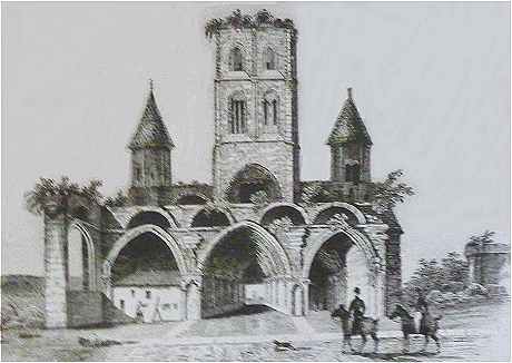 Abbaye Saint Saveur au début du XIXème siècle