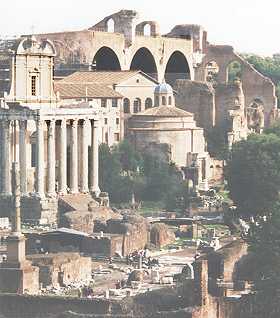 Le Forum Romain à Rome