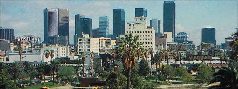 Los Angeles vu du Parc Mac Arthur