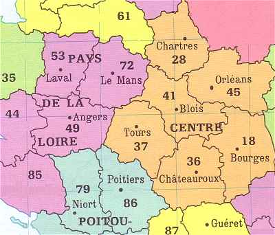 Régions du Val de Loire