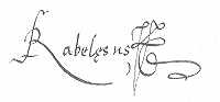 Signature de Rabelais